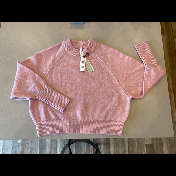 Aritzia Babaton Luxe Cashmere Sweater Mauve XXS - Picture 4 of 5